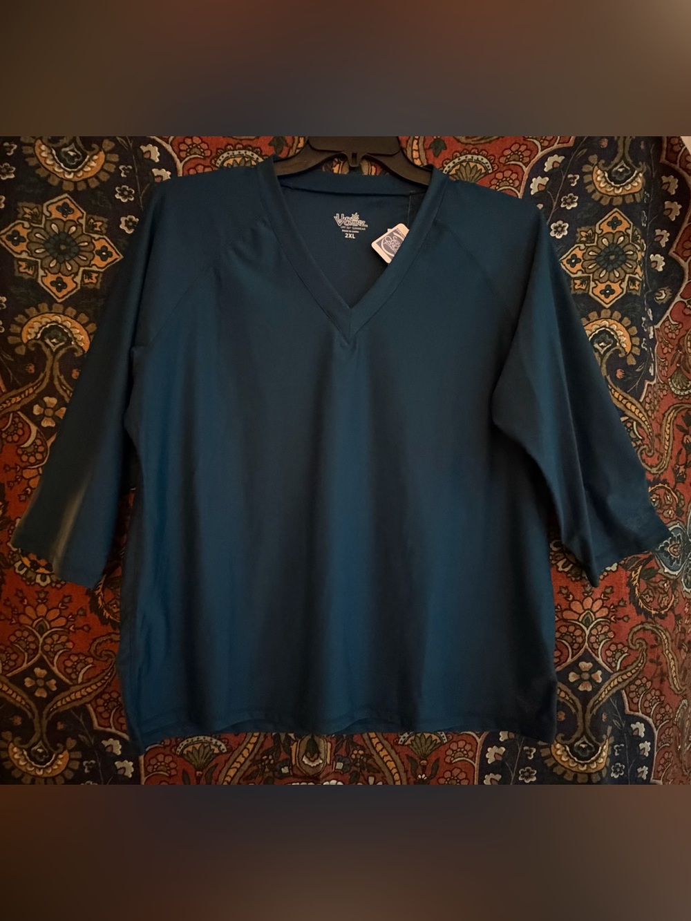 Skin Men's V-Neck Sweater - Teal